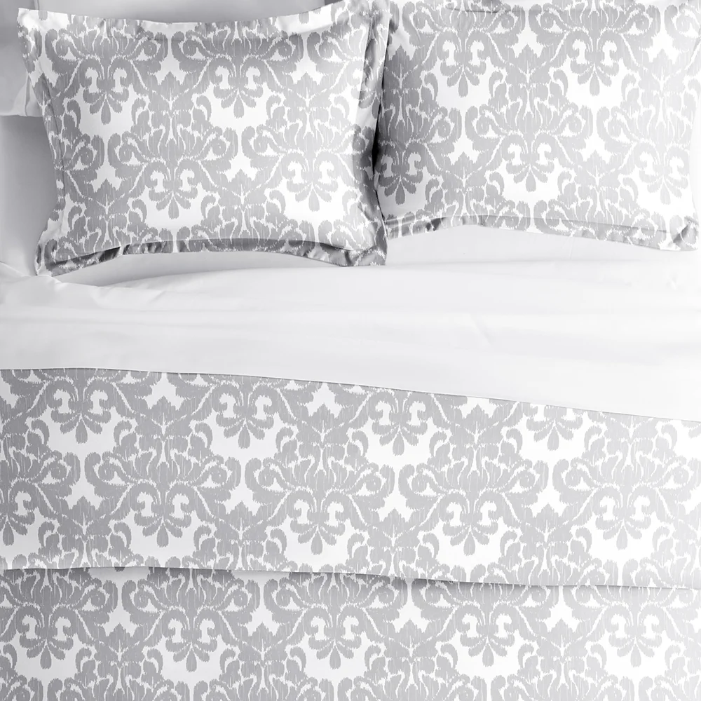 Soft Damask Pattern 3-Piece Duvet Cover Set (Sale) - Image 3