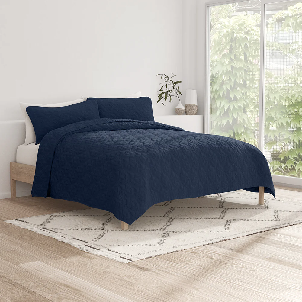 3-Piece Damask Quilted Coverlet Set (Sale) - Image 8