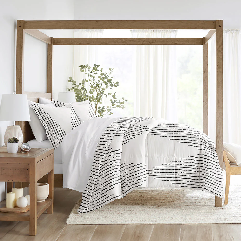 Diamond Stripe Down-Alternative Comforter Set (Sale) - Image 2