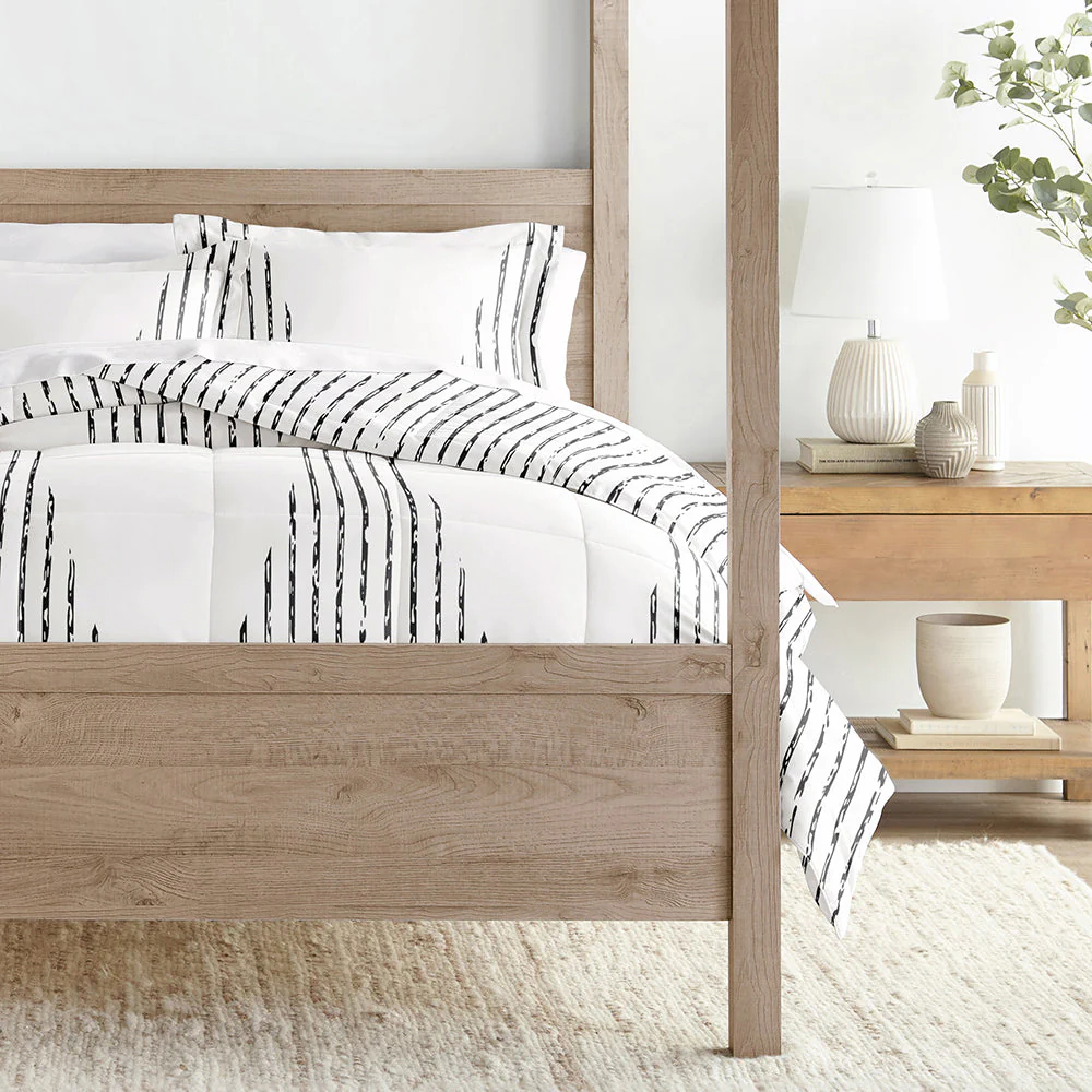 Diamond Stripe Down-Alternative Comforter Set (Sale) - Image 3