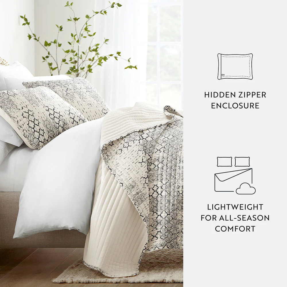 Distressed Aztec Reversible Quilted Coverlet Set (Sale) - Image 6