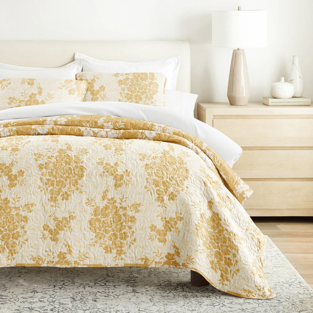 Distressed Bouquet Reversible Quilted Coverlet Set (Sale) - Image 16