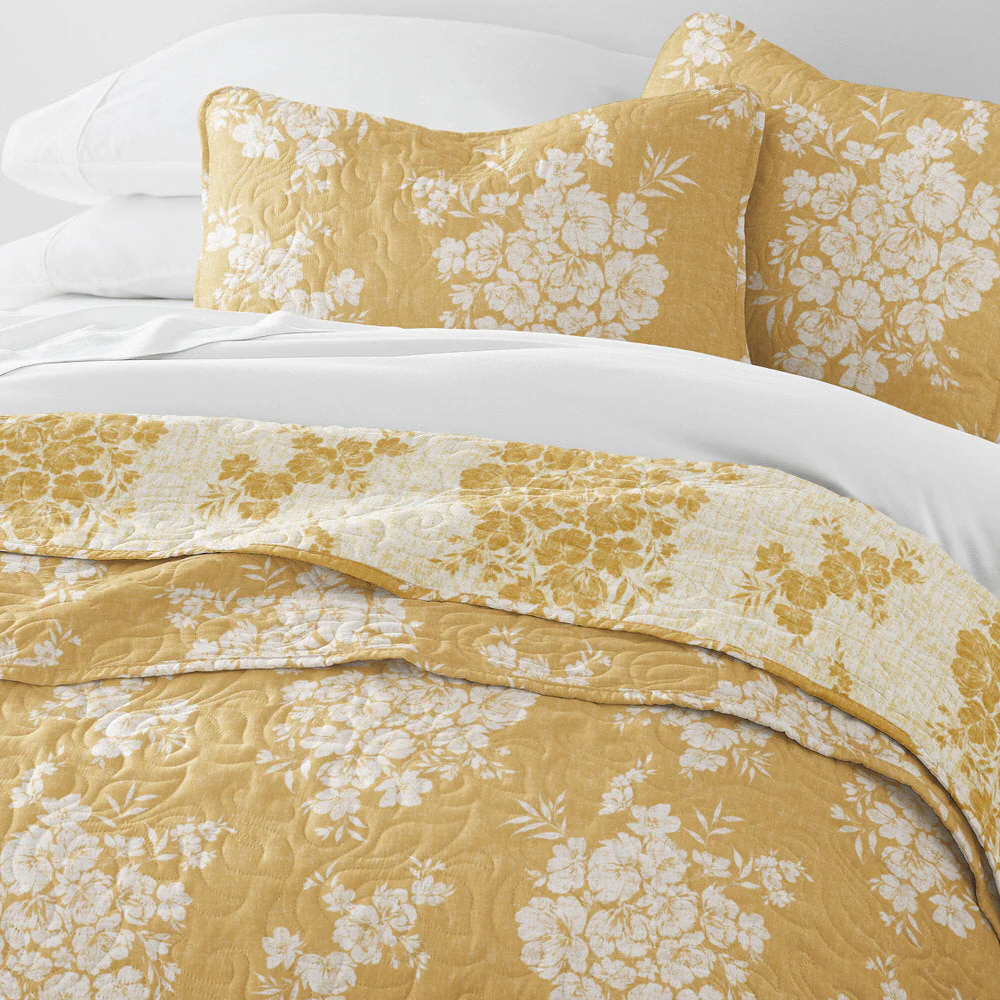 Distressed Bouquet Reversible Quilted Coverlet Set (Sale) - Image 17