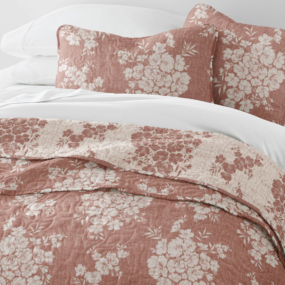 Distressed Bouquet Reversible Quilted Coverlet Set (Sale) - Image 18