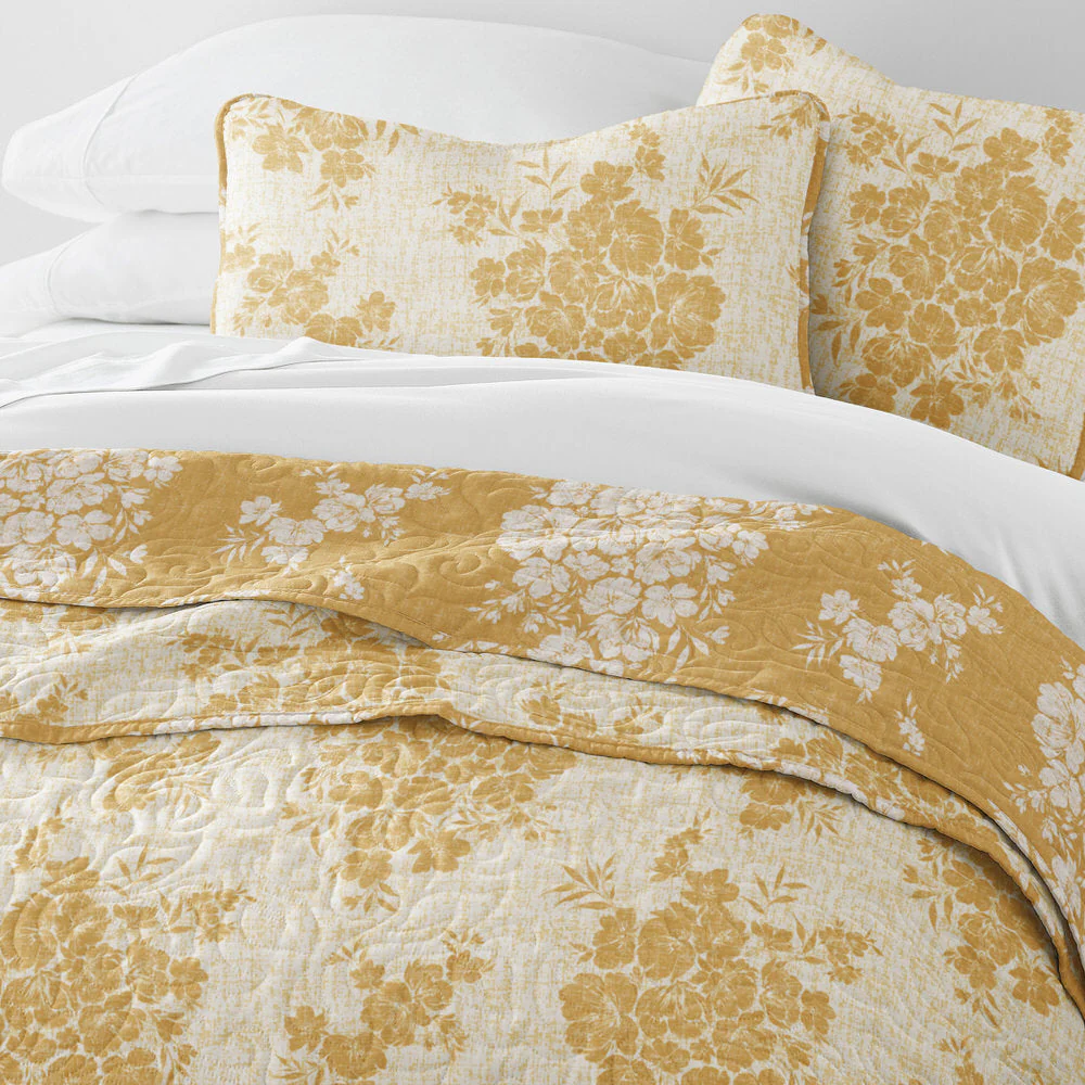 Distressed Bouquet Reversible Quilted Coverlet Set (Sale) - Image 21