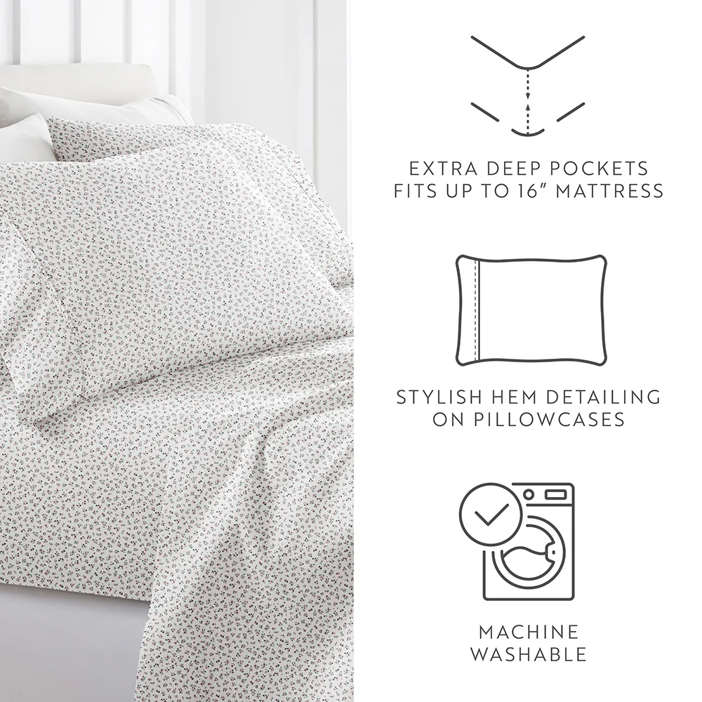 Ditsy Floral 4-Piece Pattern Sheet Set (Sale) - Image 14