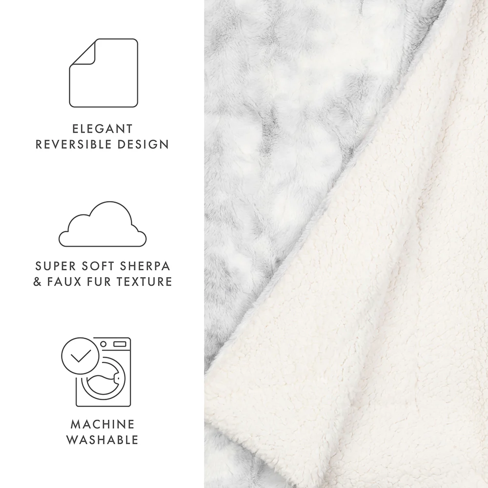 Faux Fur Tie Dye Throw Blanket (Sale) - Image 5