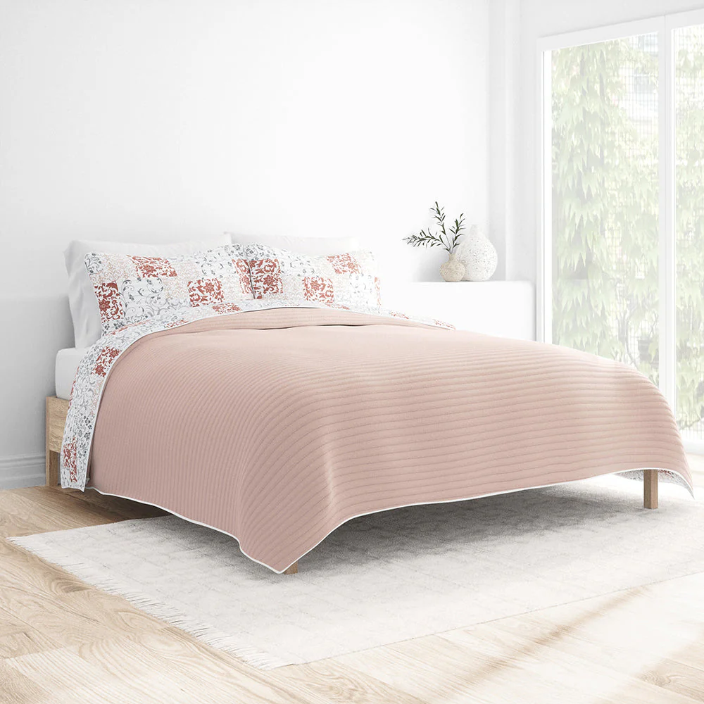 Sale - Floral 3-Piece Quilted Coverlet Set - Image 20