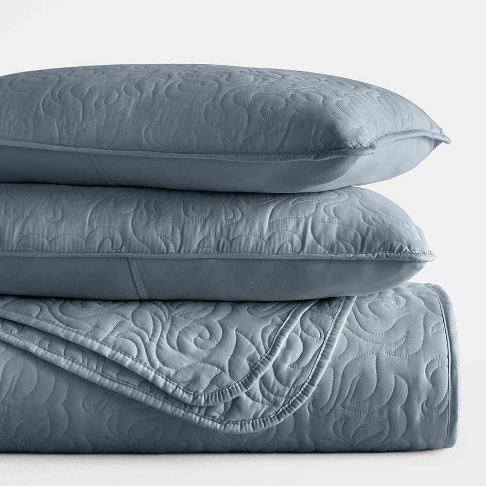 Sale - Floral 3-Piece Quilted Coverlet Set - Image 57