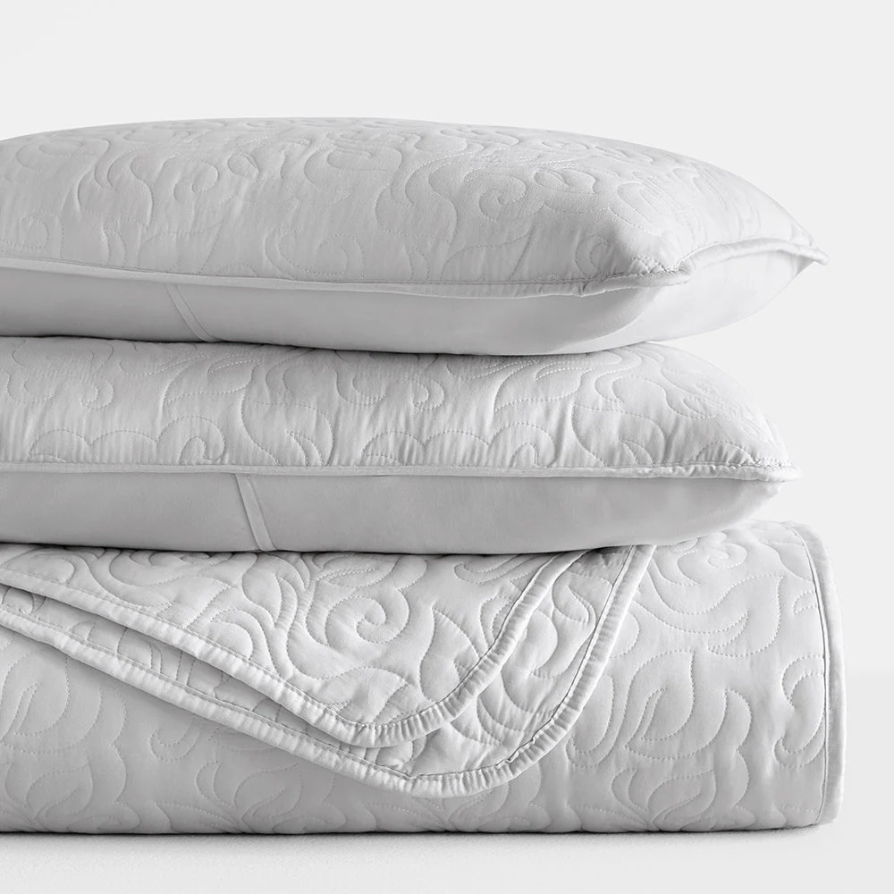 Sale - Floral 3-Piece Quilted Coverlet Set - Image 58