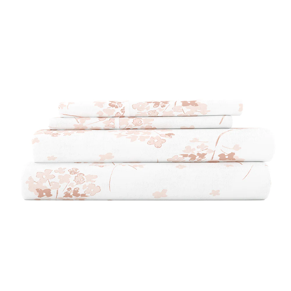 Flower Bunch 4-Piece Flannel Sheet Set (Sale) - Image 2