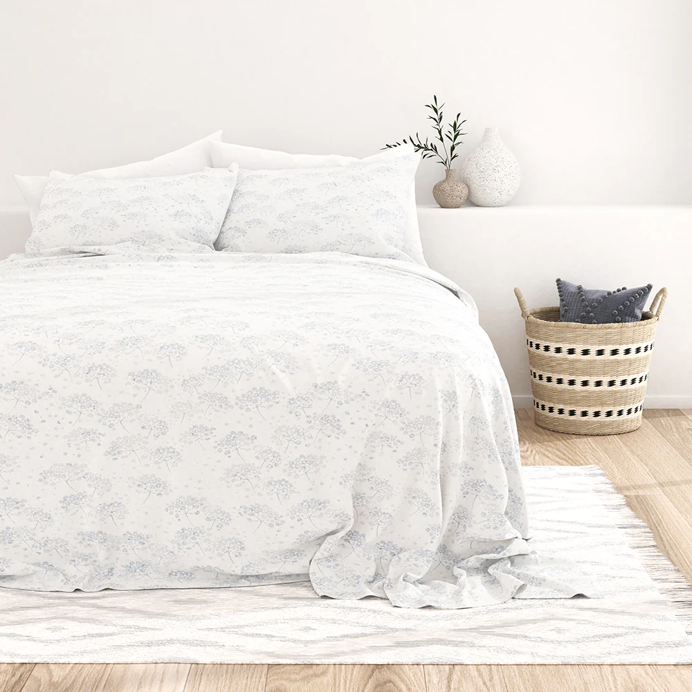 Flower Bunch 4-Piece Flannel Sheet Set (Sale) - Image 5