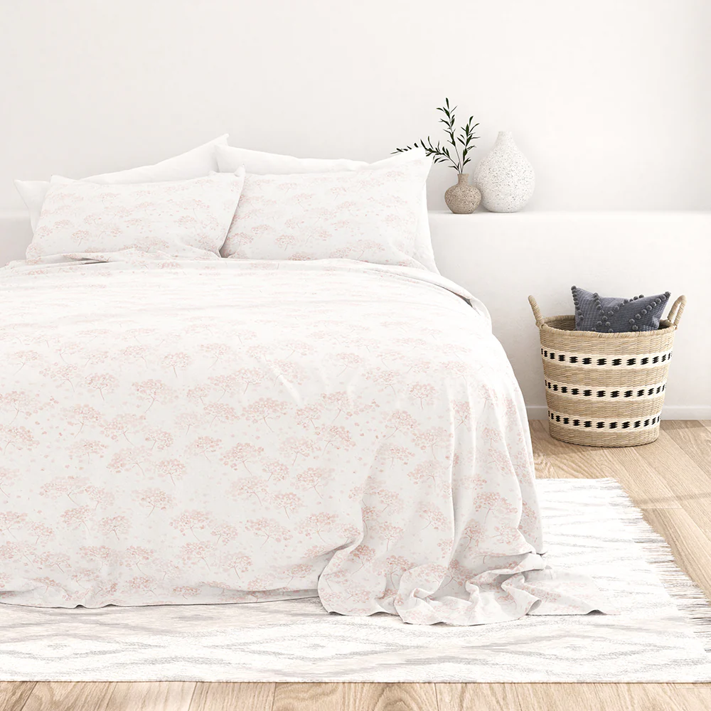 Flower Bunch 4-Piece Flannel Sheet Set (Sale) - Image 6