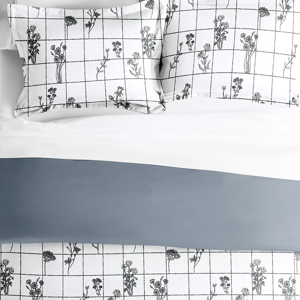 Flower Field Pattern 3-Piece Reversible Duvet Cover Set (Sale) - Image 5
