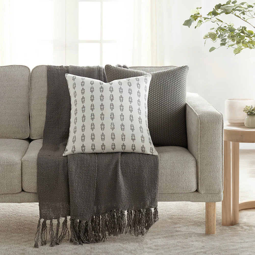 Folk Leaves Décor Throw Pillow (Sale) - Image 4