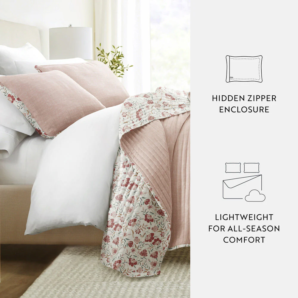 French Jacobean Reversible Quilted Coverlet Set (Sale) - Image 18