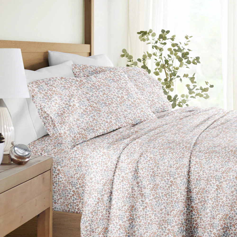 Garden Bloom 4-Piece Long Staple Cotton Sheet Set (Sale) - Image 2