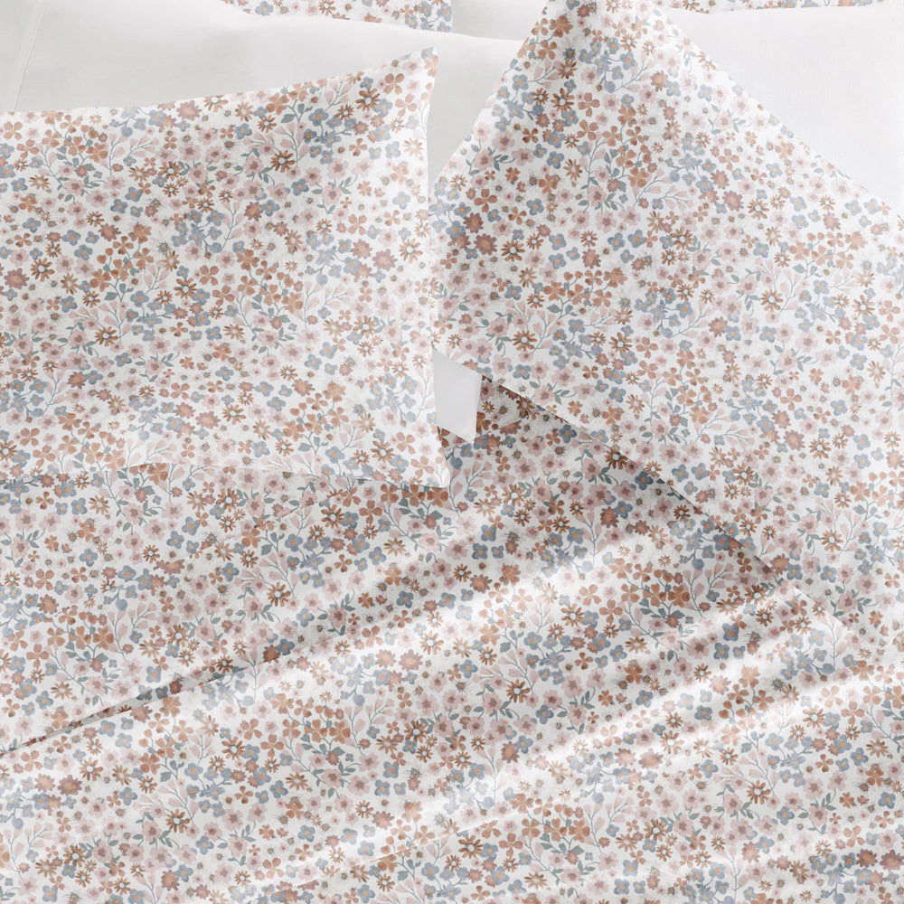 Garden Bloom 4-Piece Long Staple Cotton Sheet Set (Sale) - Image 3