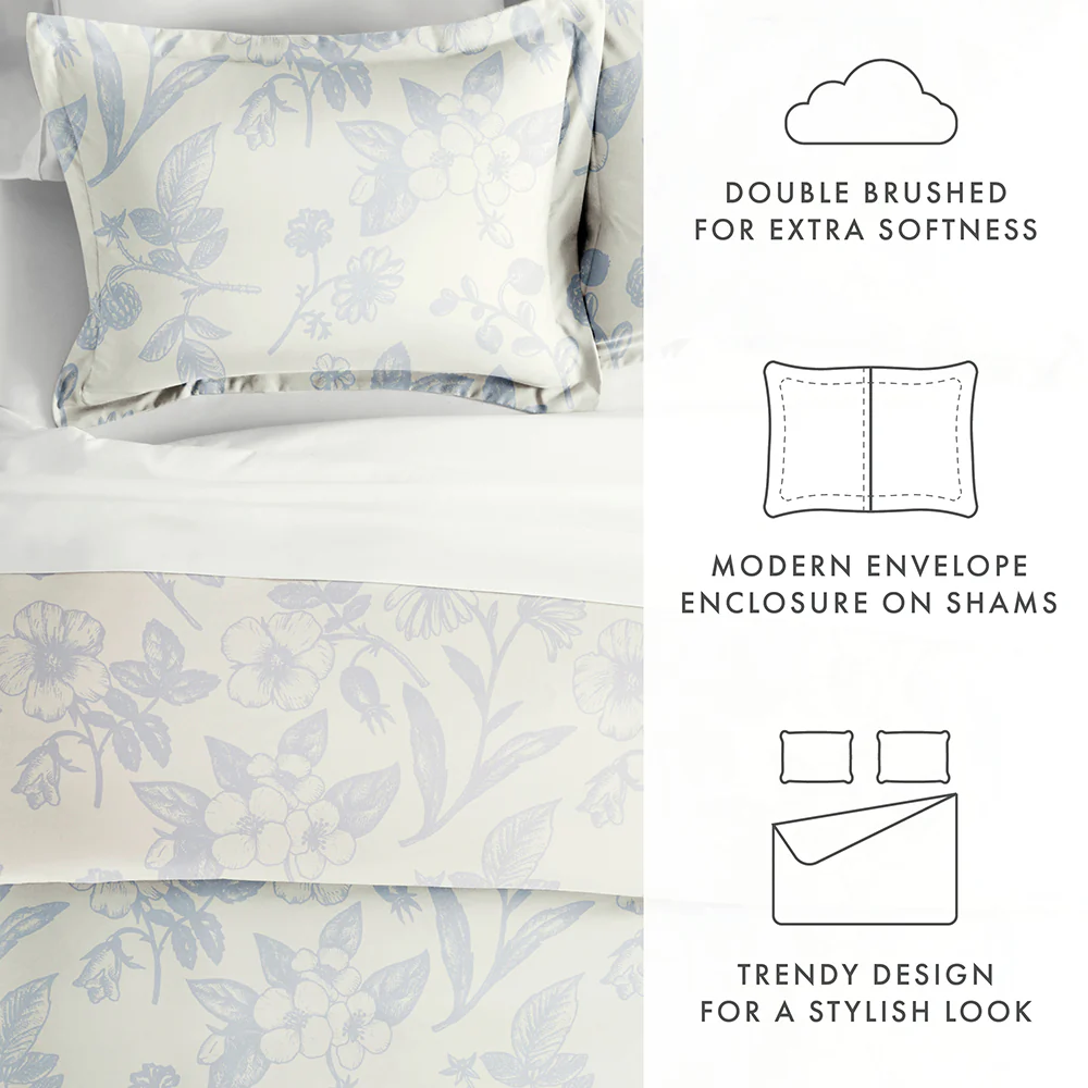 Garden Pattern 3-Piece Duvet Cover Set (Sale) - Image 8