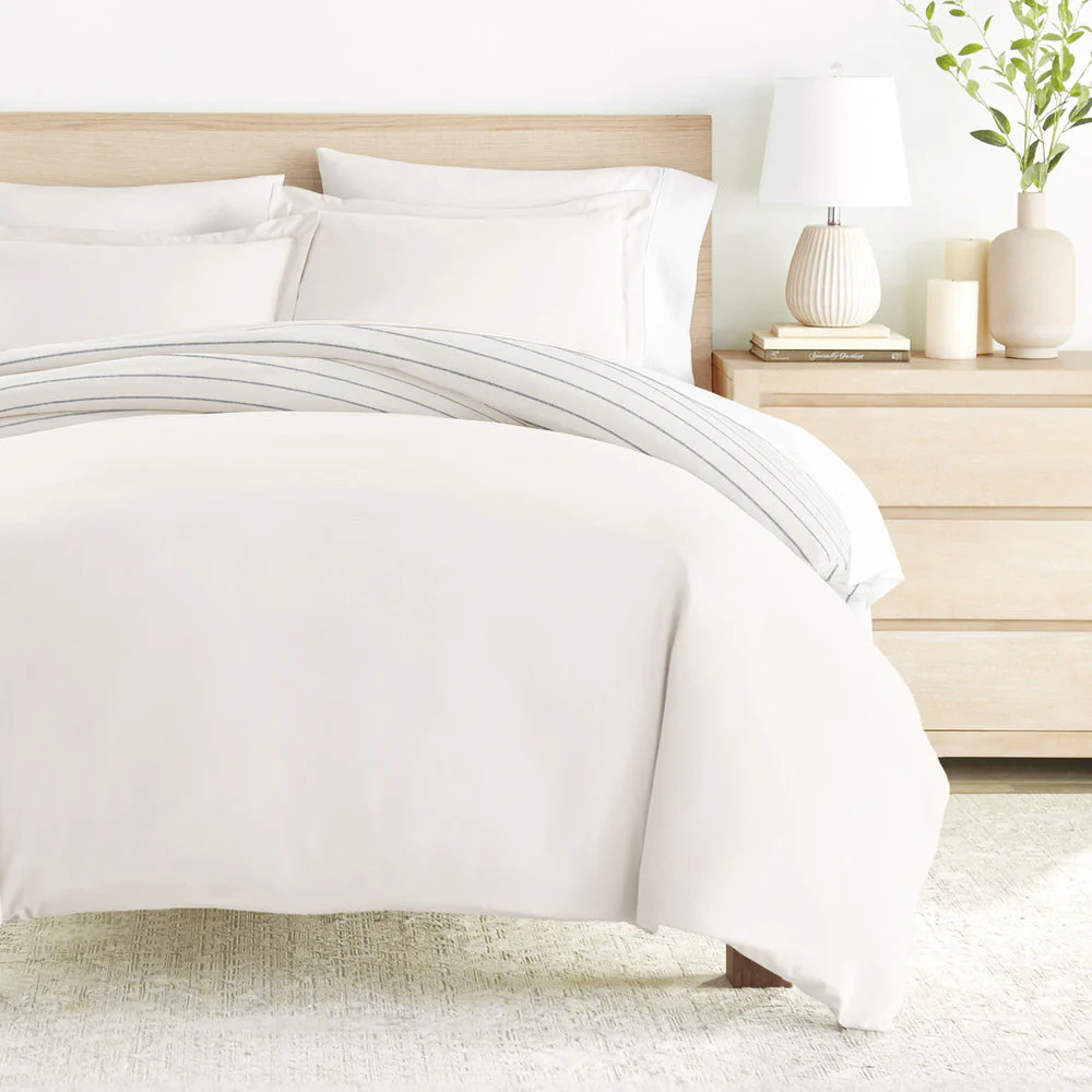 Harbor Stripe Reversible Pattern 3-Piece Duvet Cover Set (Sale) - Image 2