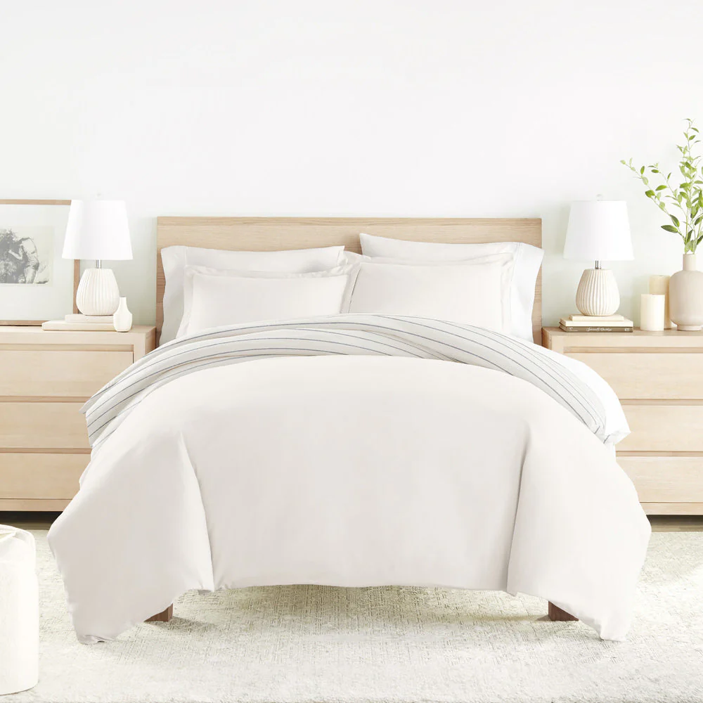 Harbor Stripe Reversible Pattern 3-Piece Duvet Cover Set (Sale) - Image 6