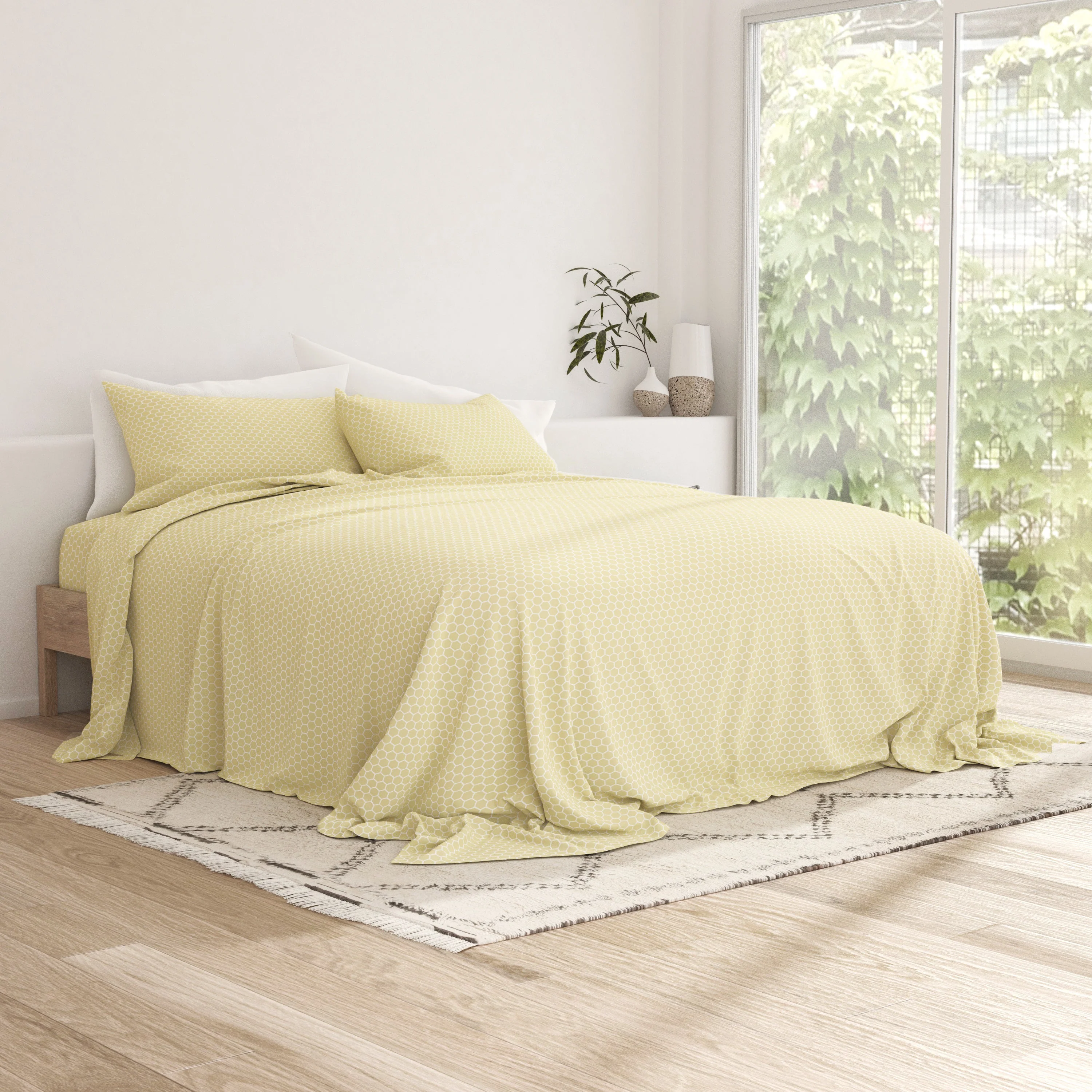Honeycomb Pattern 4-Piece Sheet Set (Sale) - Image 7