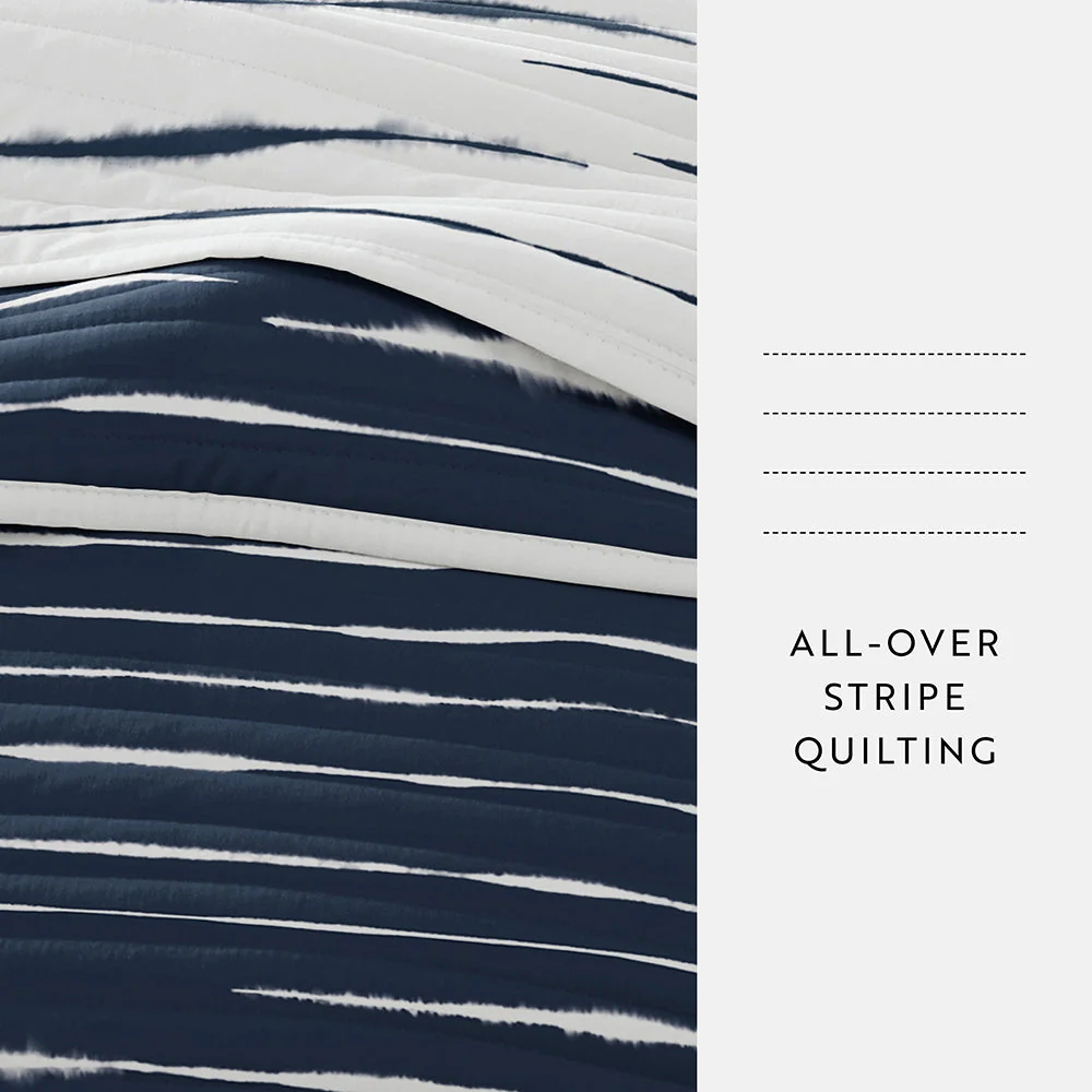 Horizon Lines Reversible Quilted Coverlet Set (Sale) - Image 13