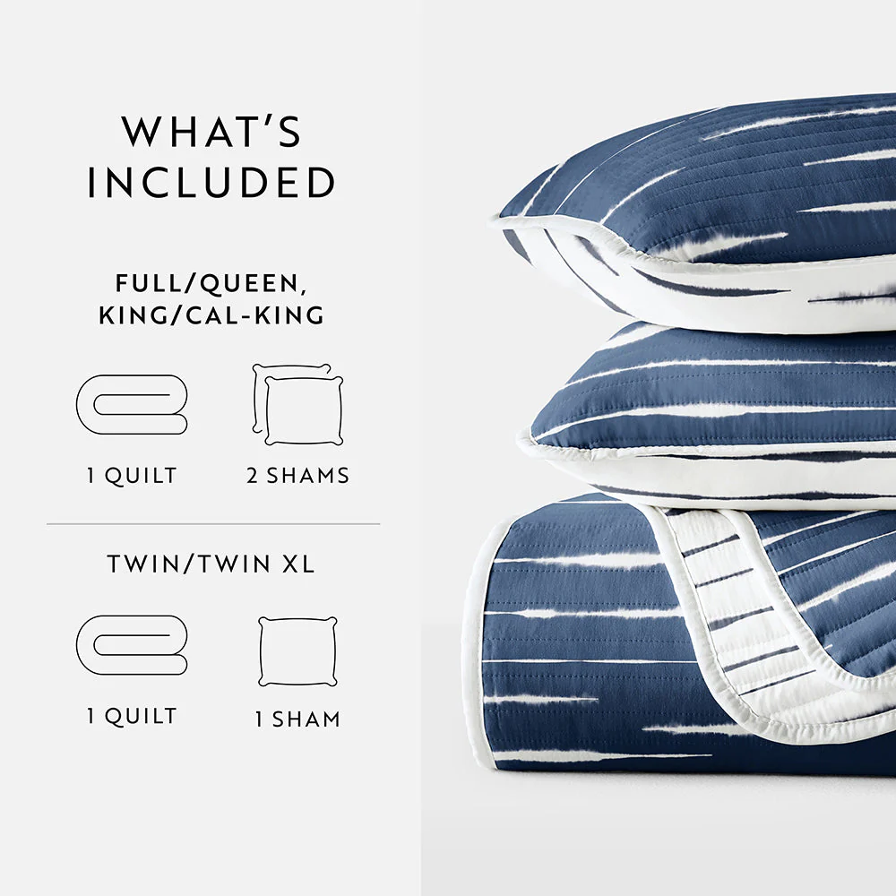 Horizon Lines Reversible Quilted Coverlet Set (Sale) - Image 17