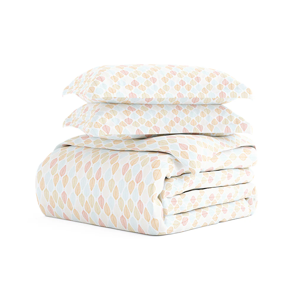 Leaf Pattern 3-Piece Duvet Cover Set (Sale) - Image 4