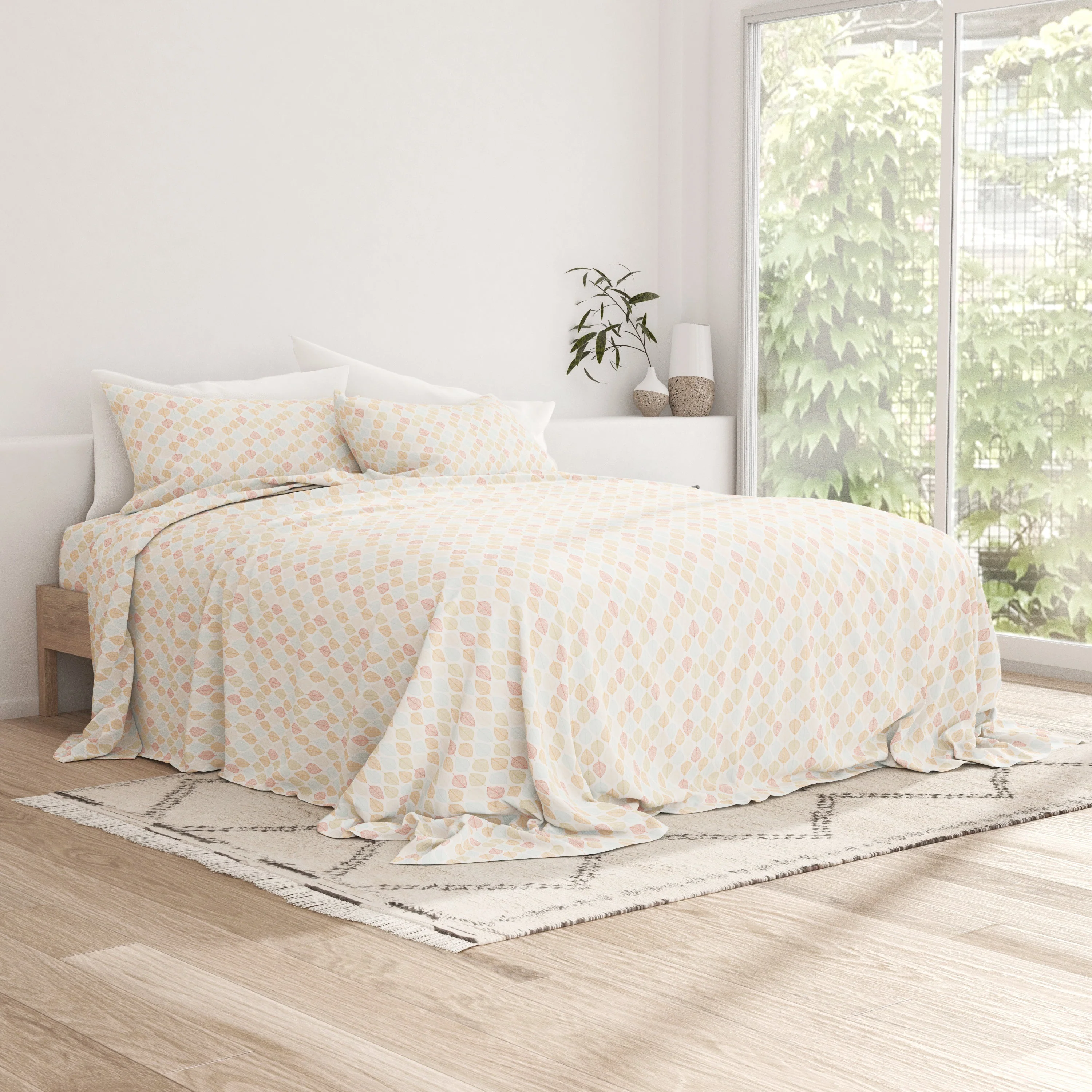 Leaf Pattern 4-Piece Sheet Set (Sale) - Image 4