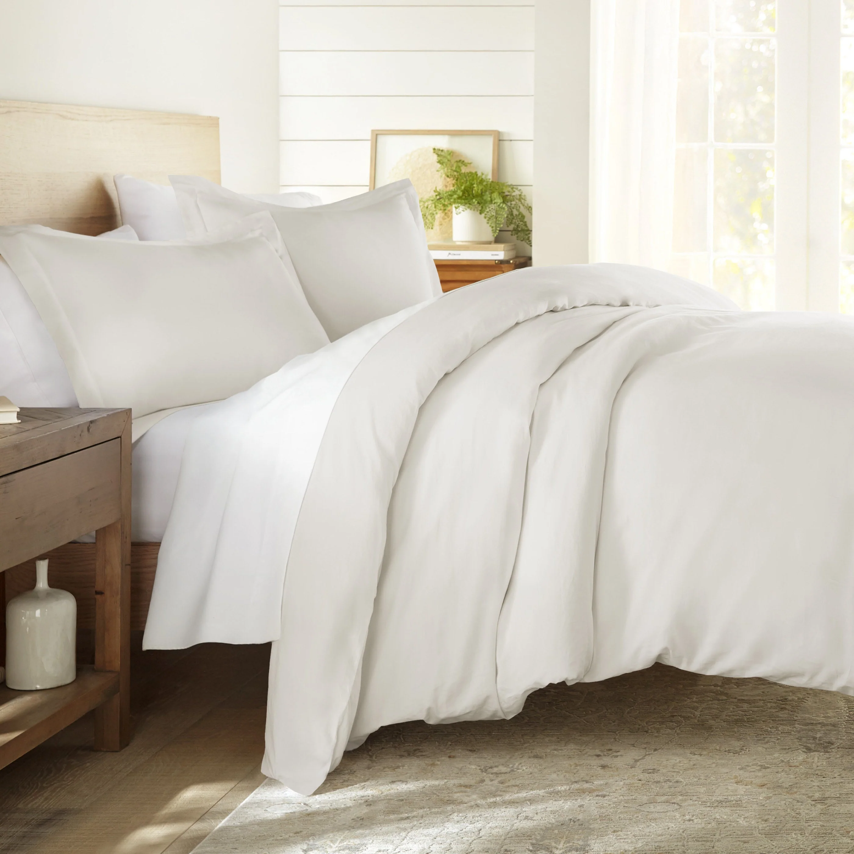 100% Long Staple Cotton 3-Piece Duvet Cover Set (Sale) - Image 2
