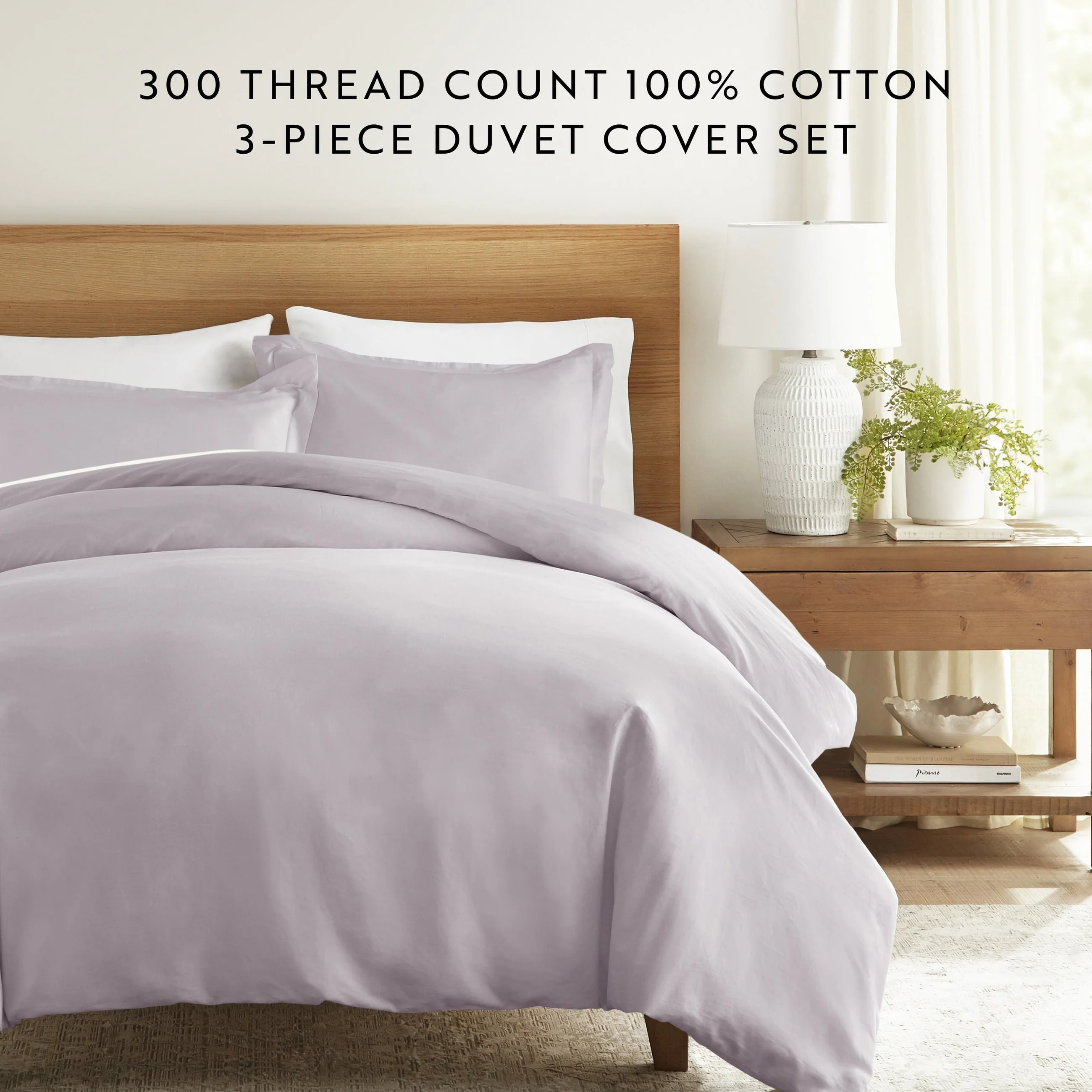 100% Long Staple Cotton 3-Piece Duvet Cover Set (Sale) - Image 33