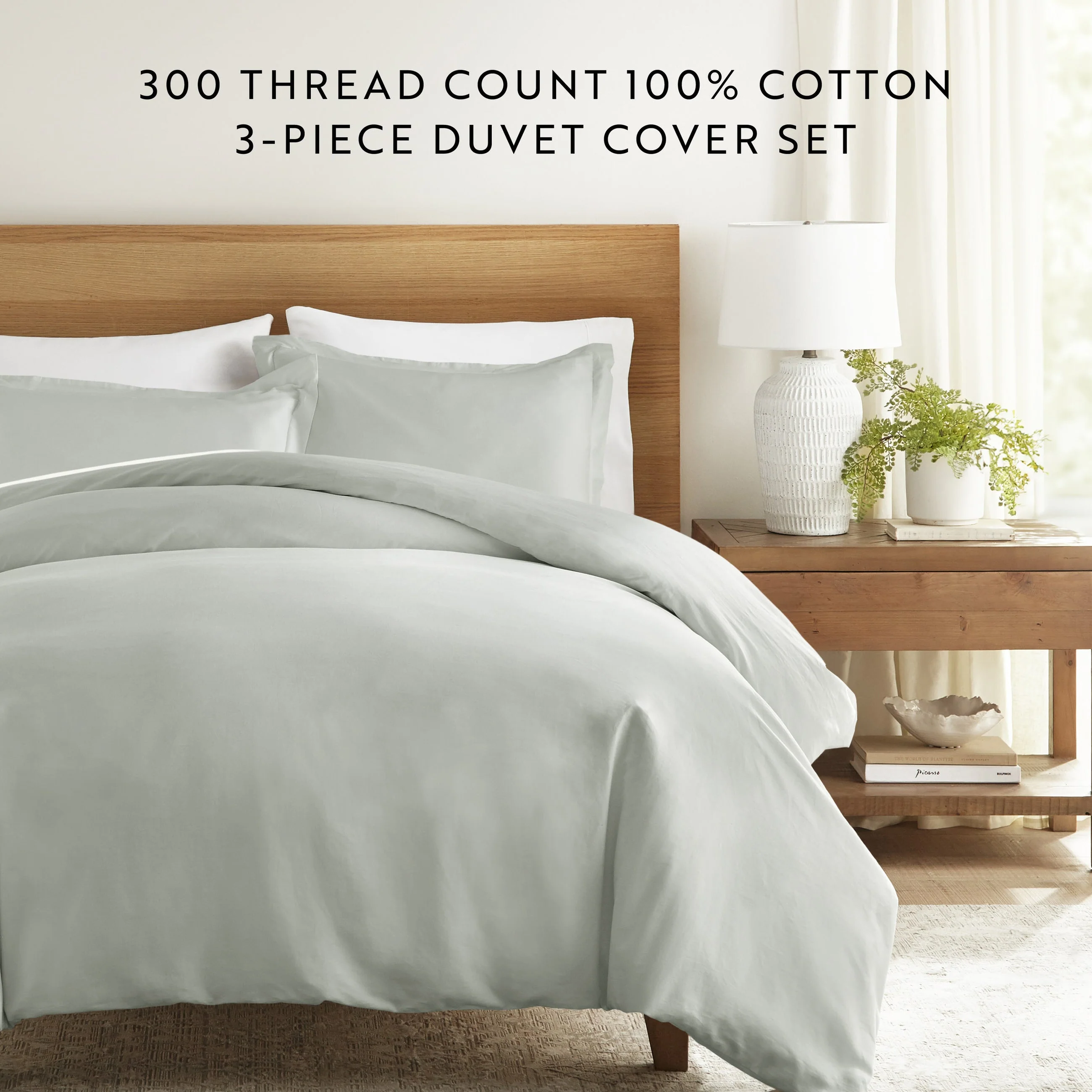 100% Long Staple Cotton 3-Piece Duvet Cover Set (Sale) - Image 34