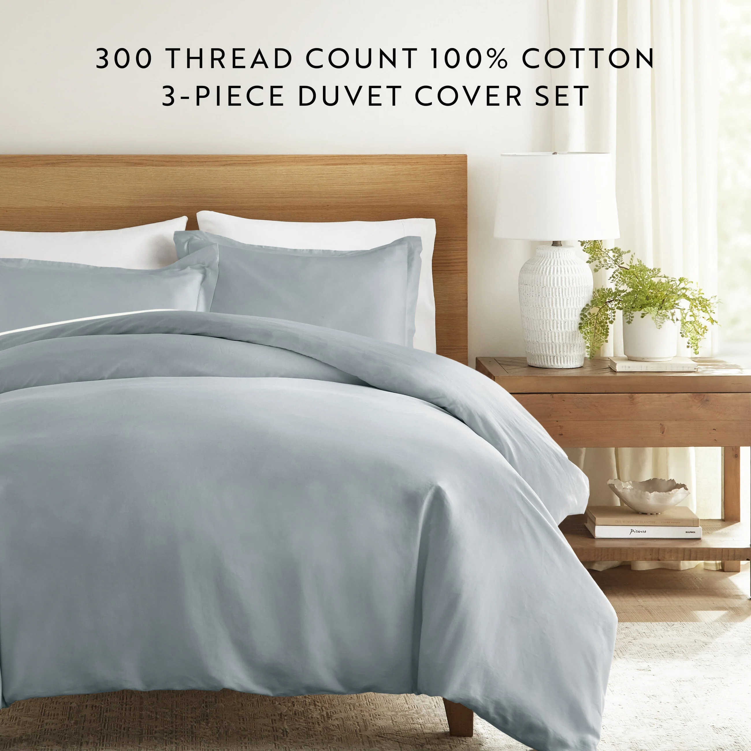 100% Long Staple Cotton 3-Piece Duvet Cover Set (Sale) - Image 35