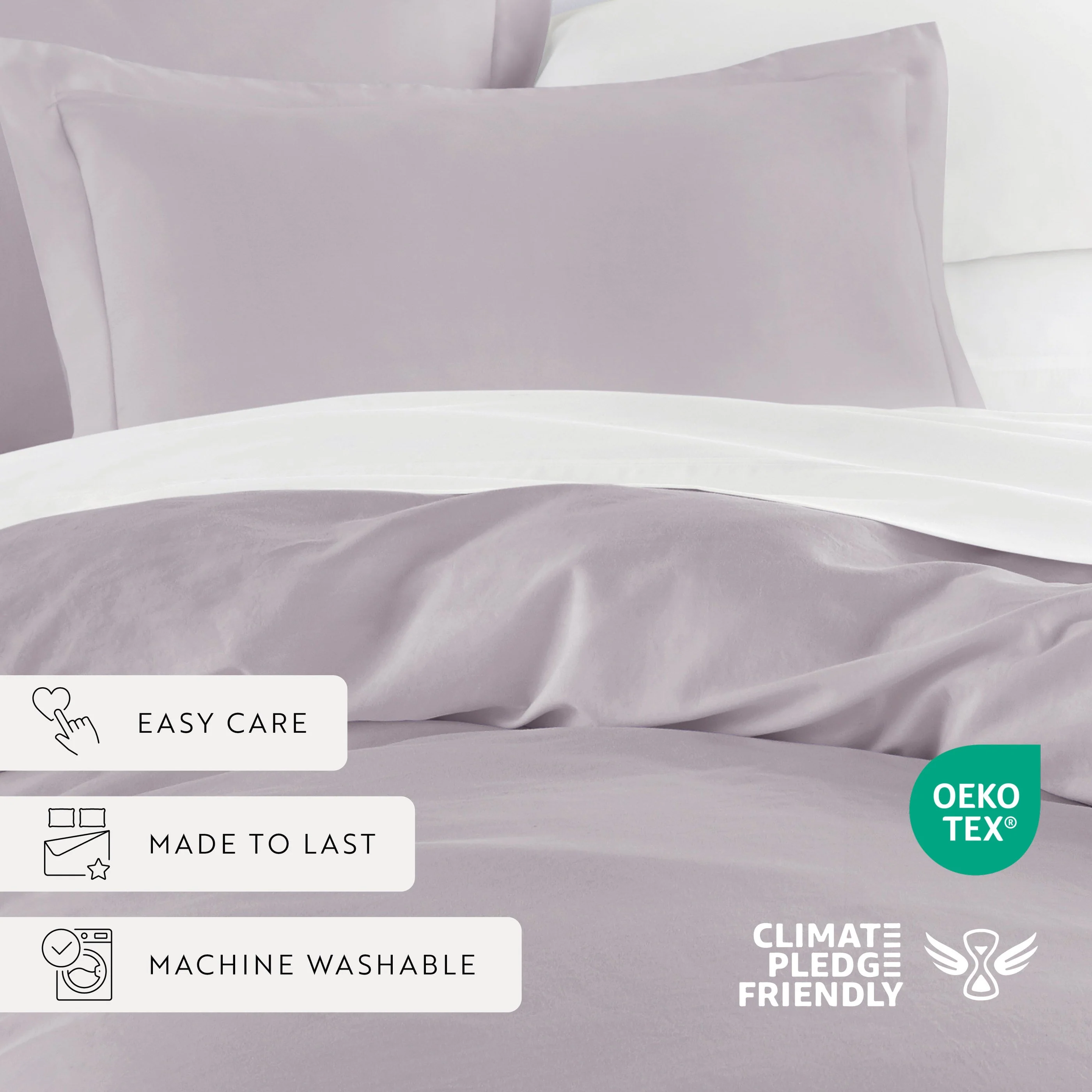 100% Long Staple Cotton 3-Piece Duvet Cover Set (Sale) - Image 39