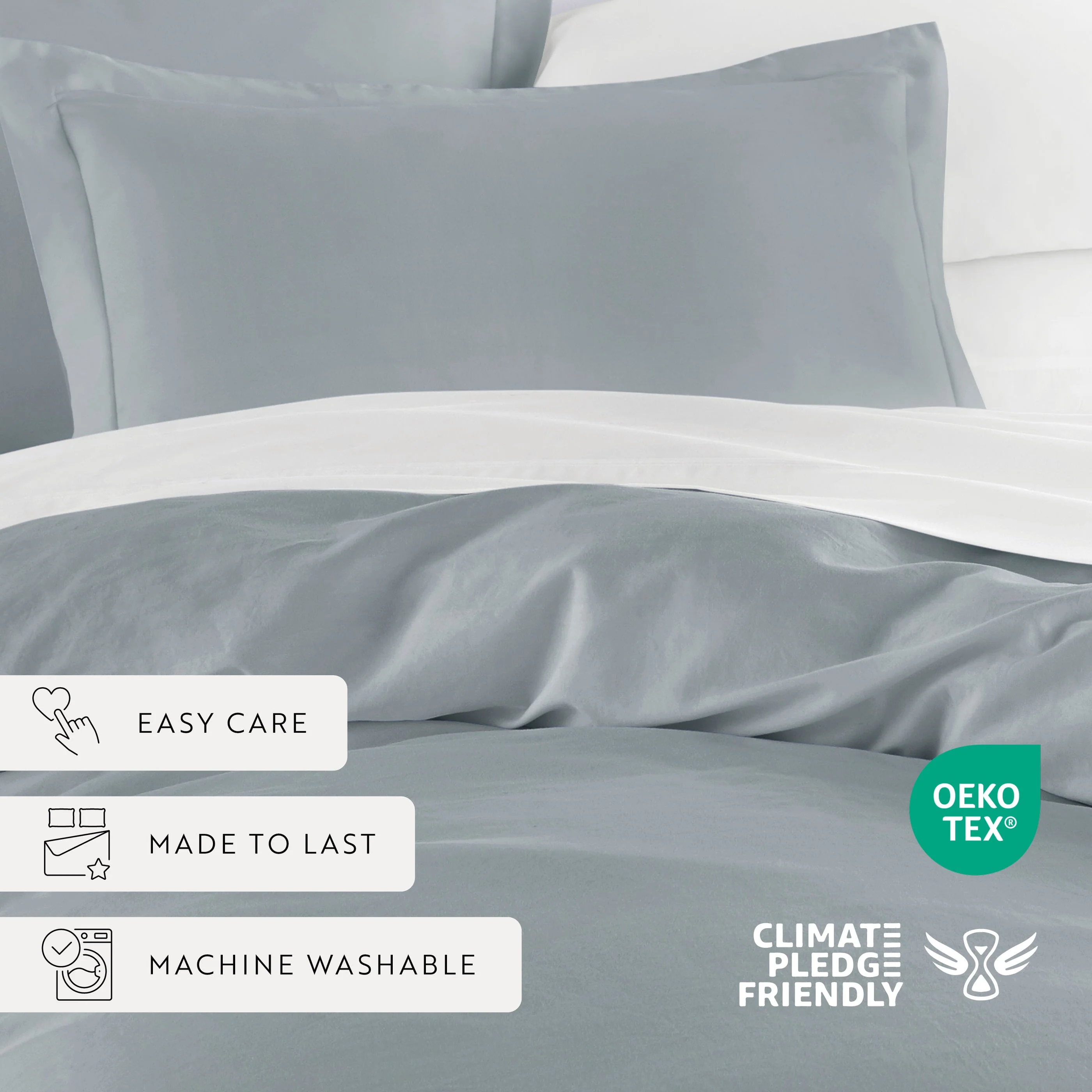 100% Long Staple Cotton 3-Piece Duvet Cover Set (Sale) - Image 41