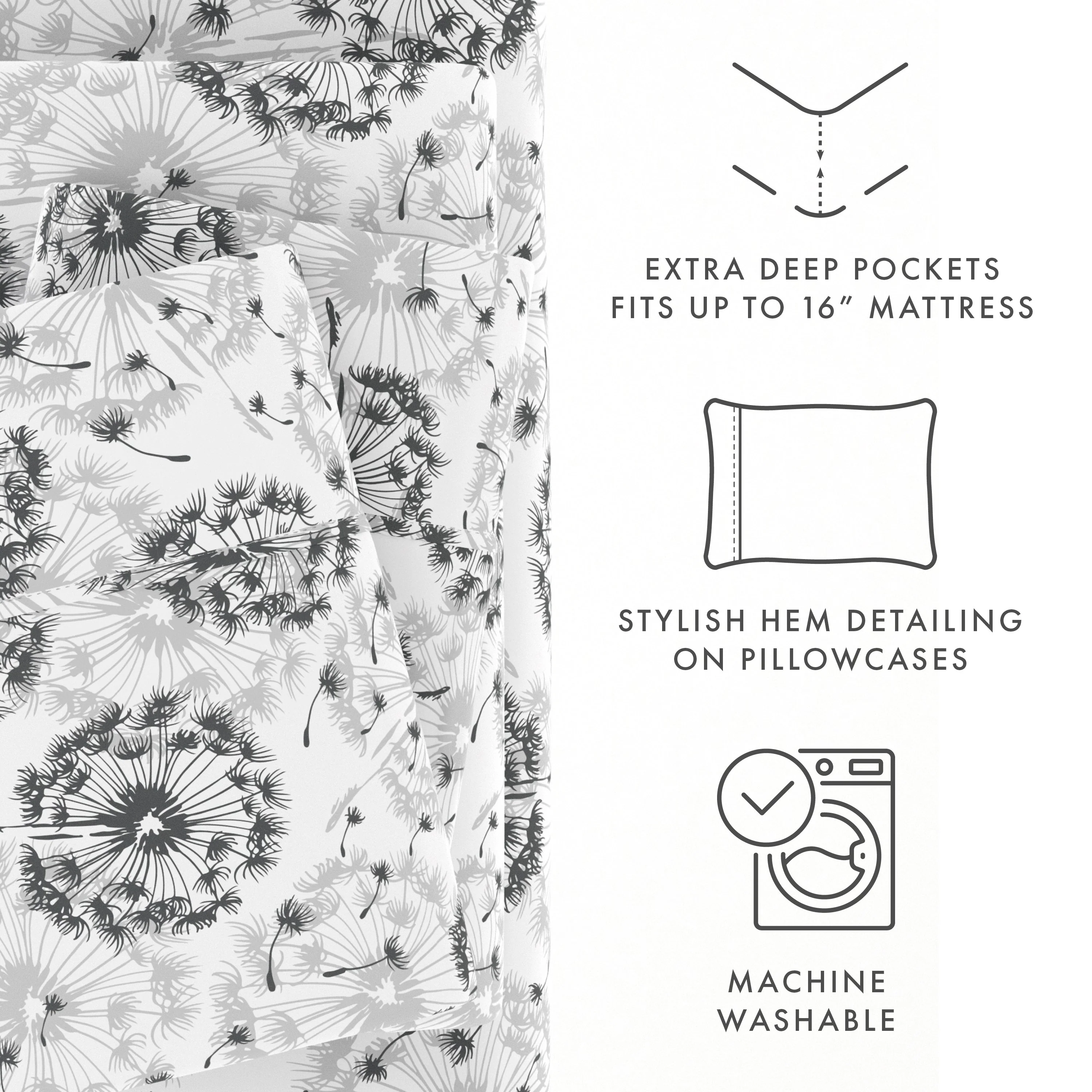 Make A Wish Pattern 4-Piece Sheet Set (Sale) - Image 7
