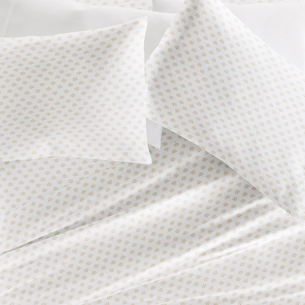 Moon Daisies 4-Piece Long Staple Cotton Sheet Set (Sale) - Image 3