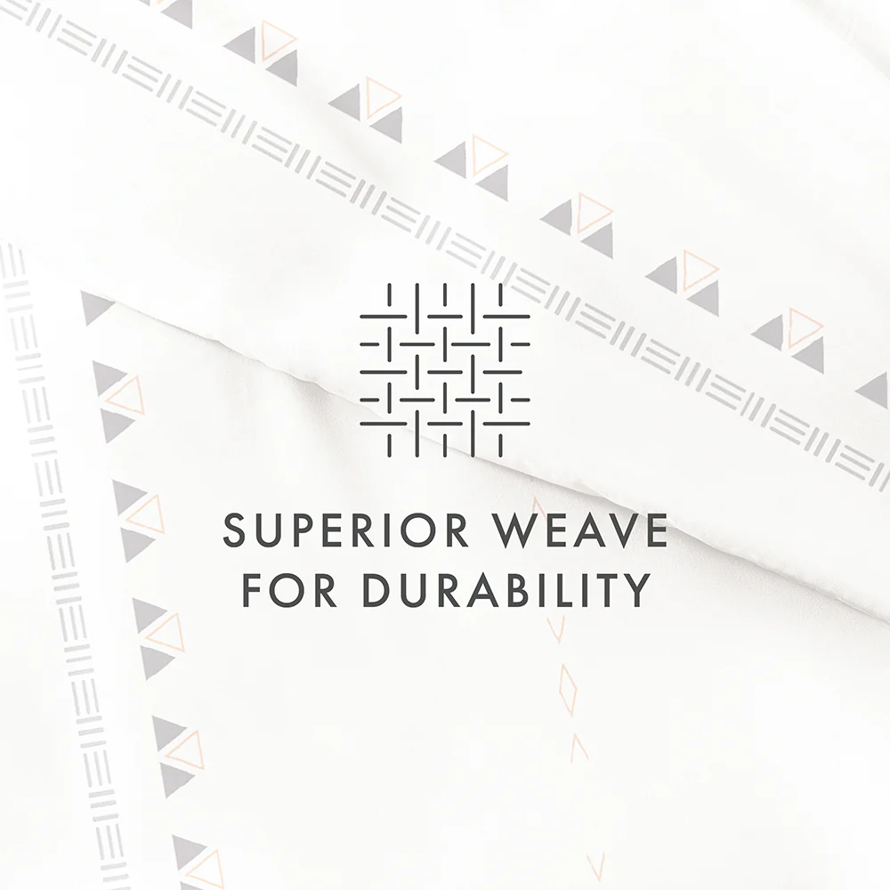 Natural Geo Lines Pattern 3-Piece Duvet Cover Set (Sale) - Image 10
