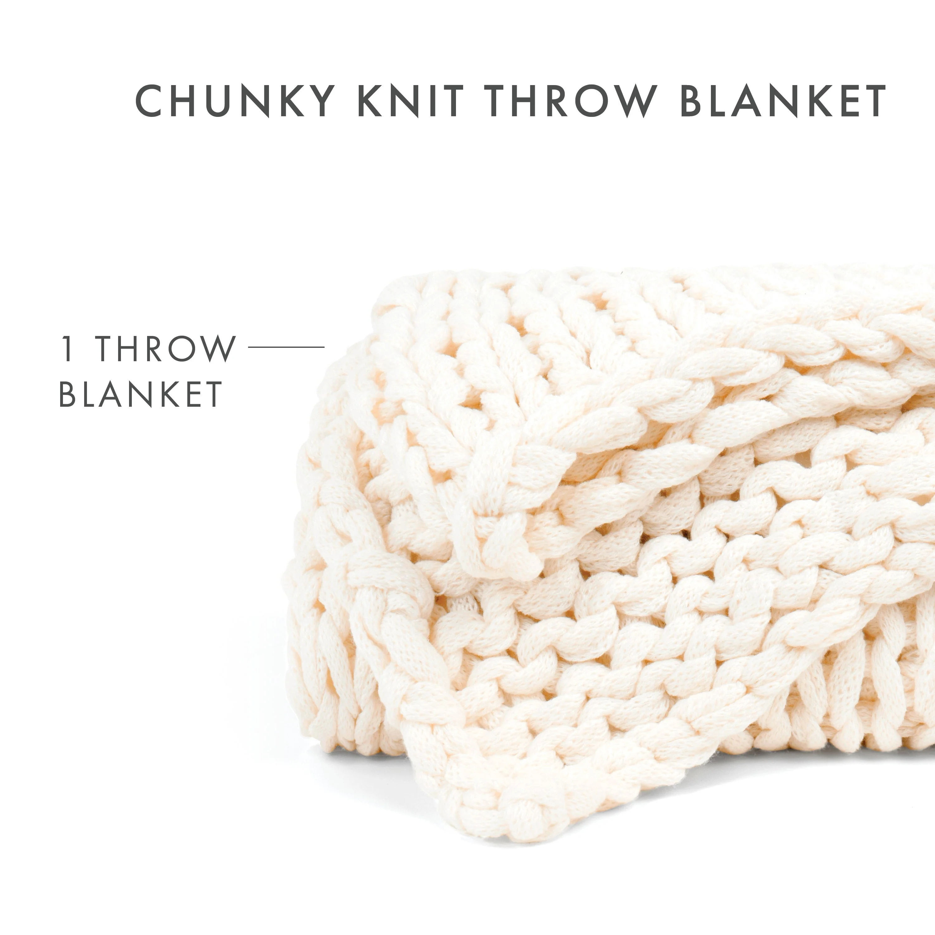 Sale - Oversized Chunky Knit Blanket - Image 19