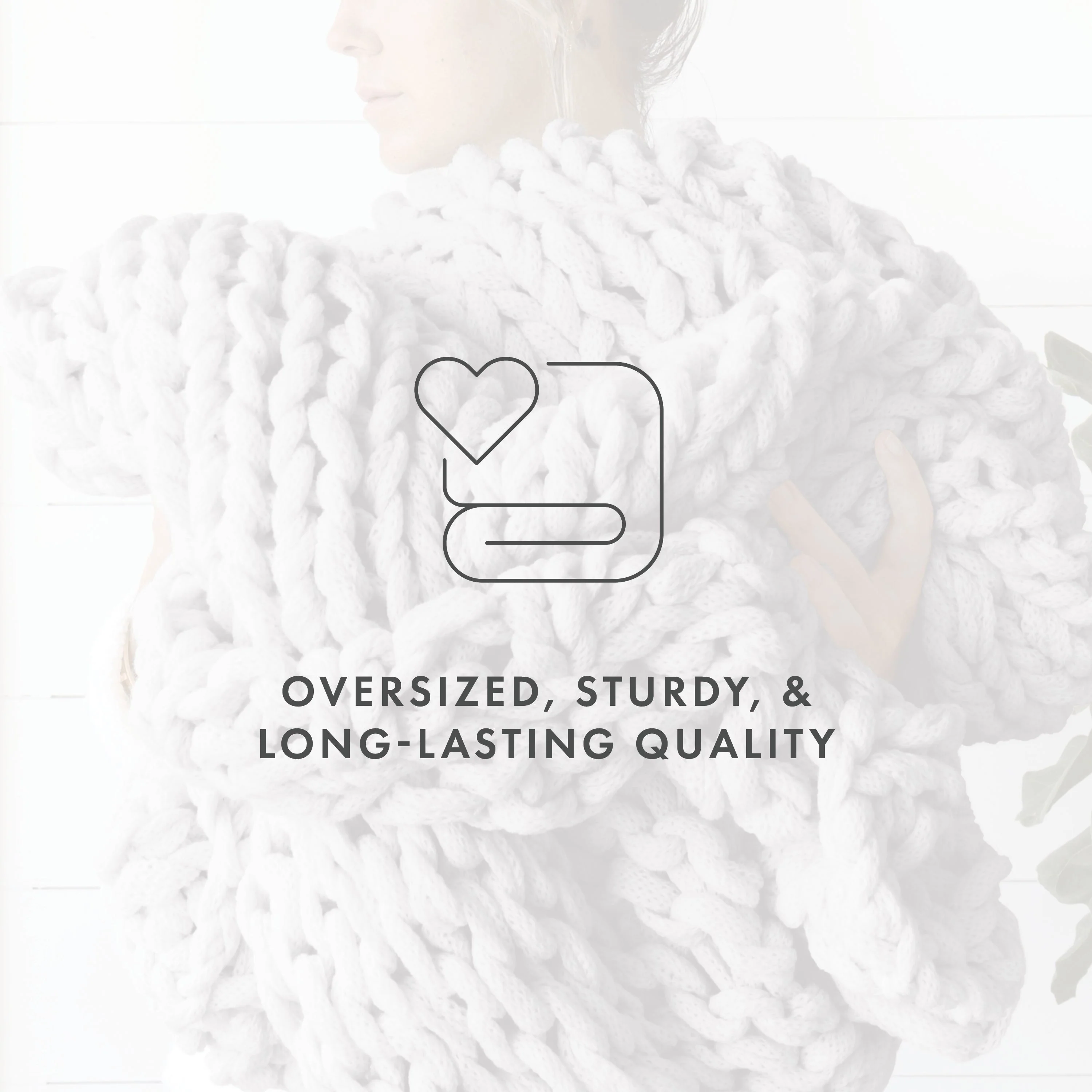 Sale - Oversized Chunky Knit Blanket - Image 31