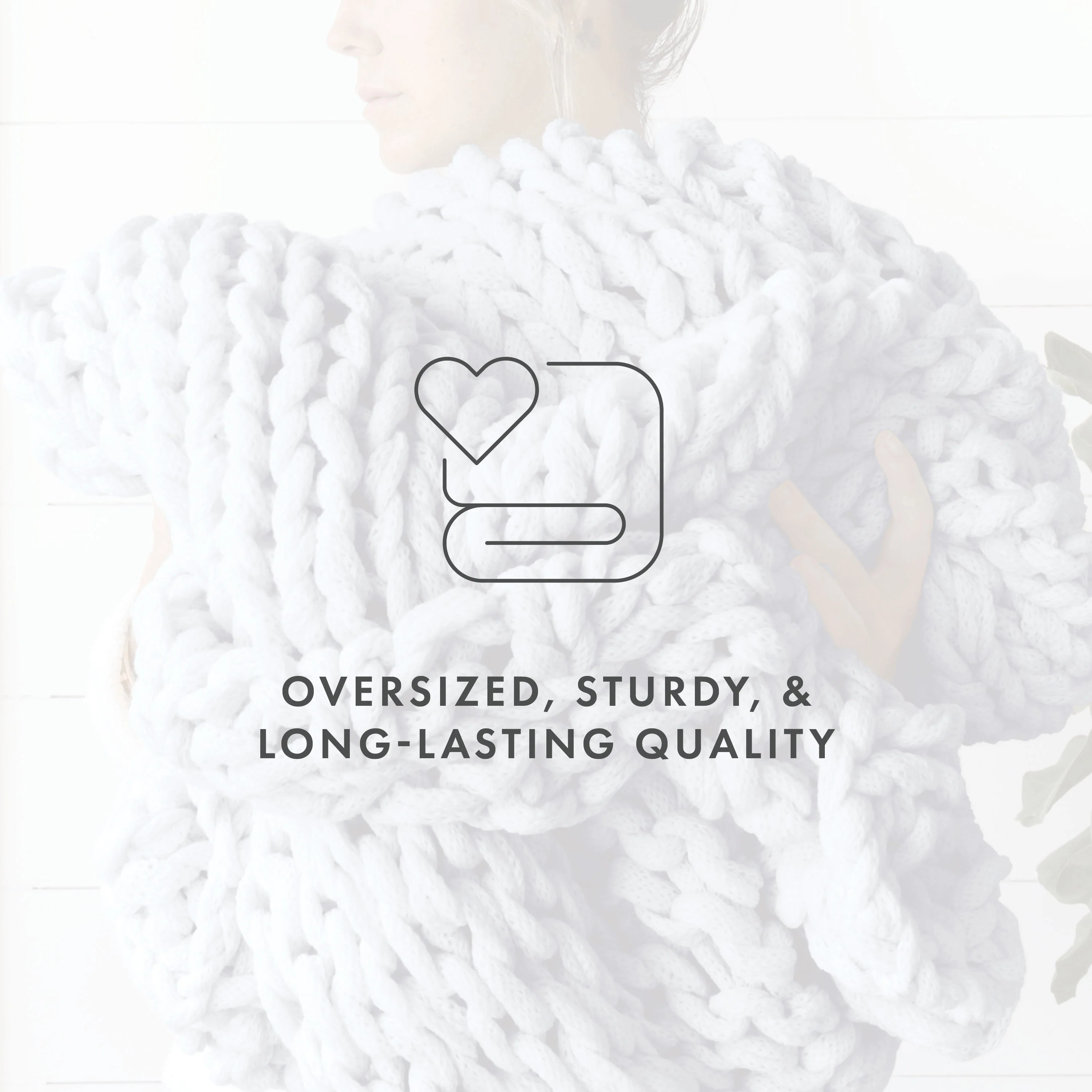 Sale - Oversized Chunky Knit Blanket - Image 33