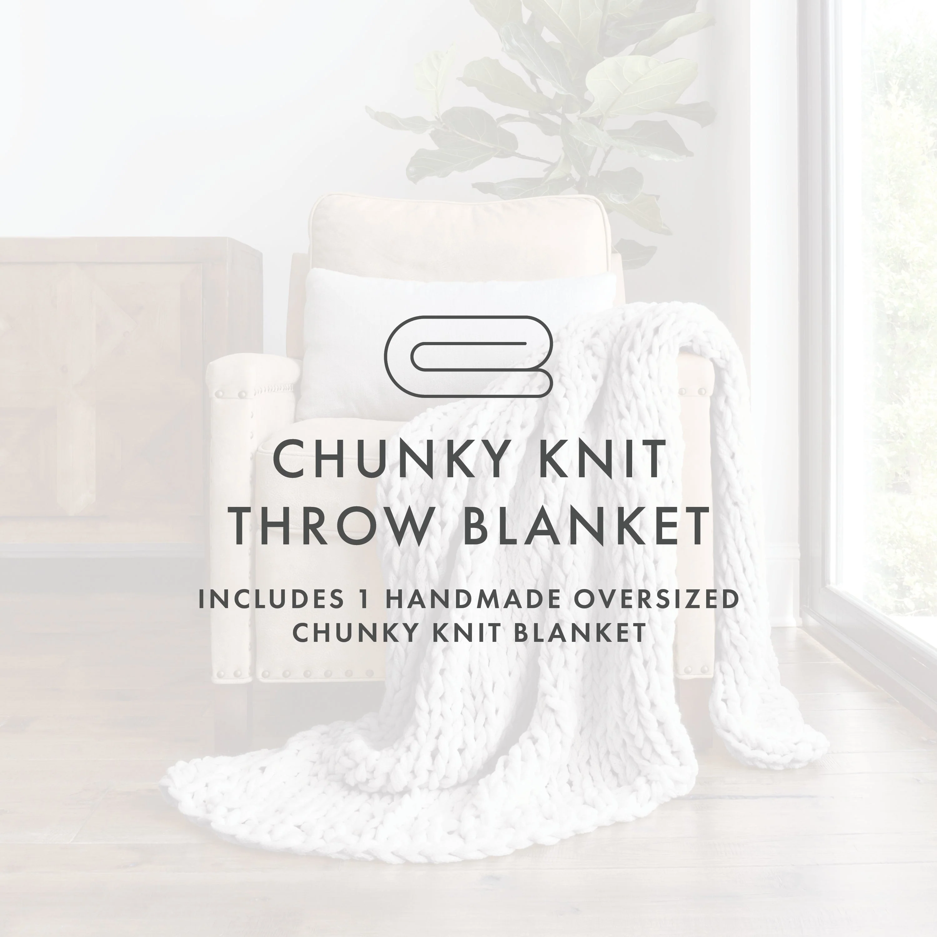 Sale - Oversized Chunky Knit Blanket - Image 36