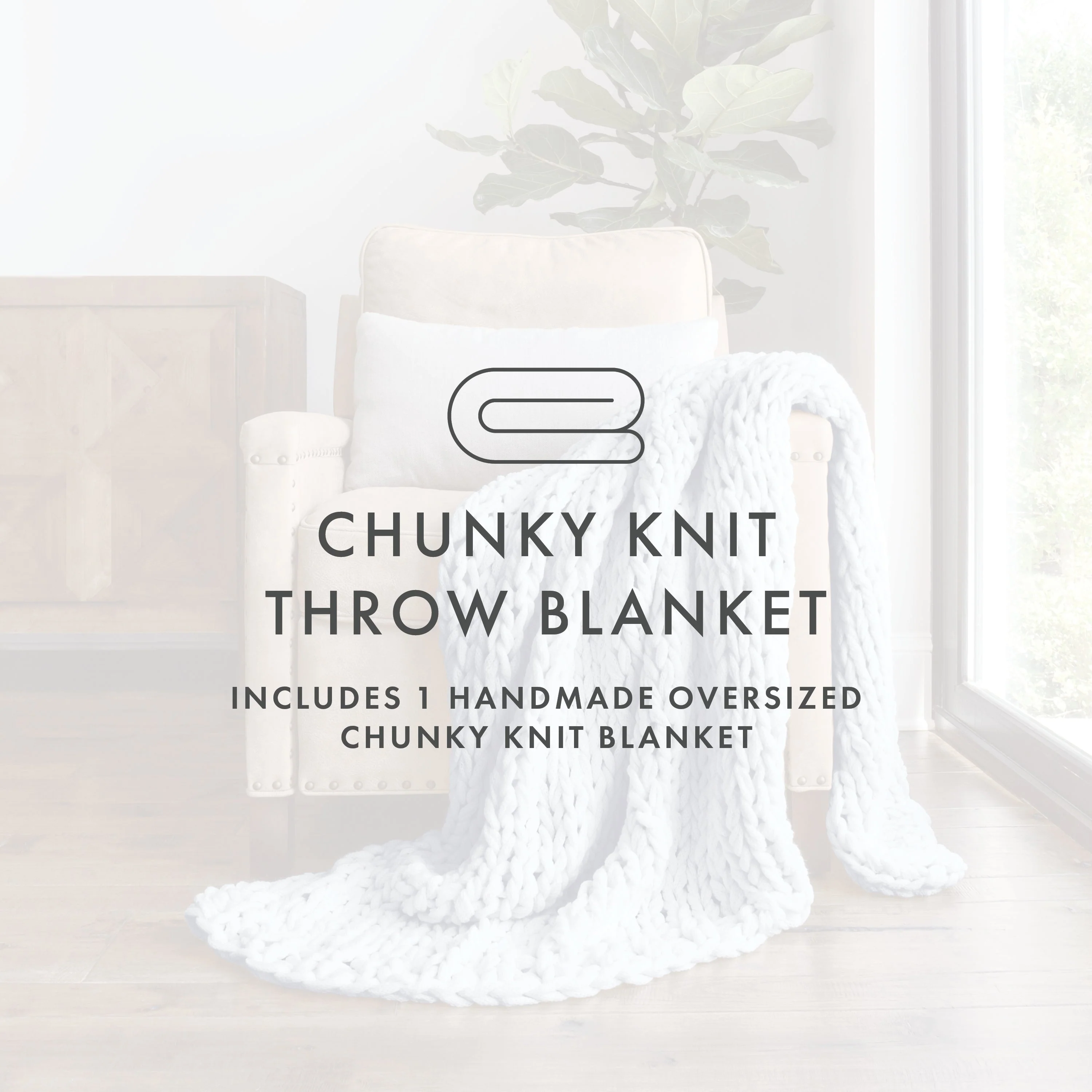 Sale - Oversized Chunky Knit Blanket - Image 39
