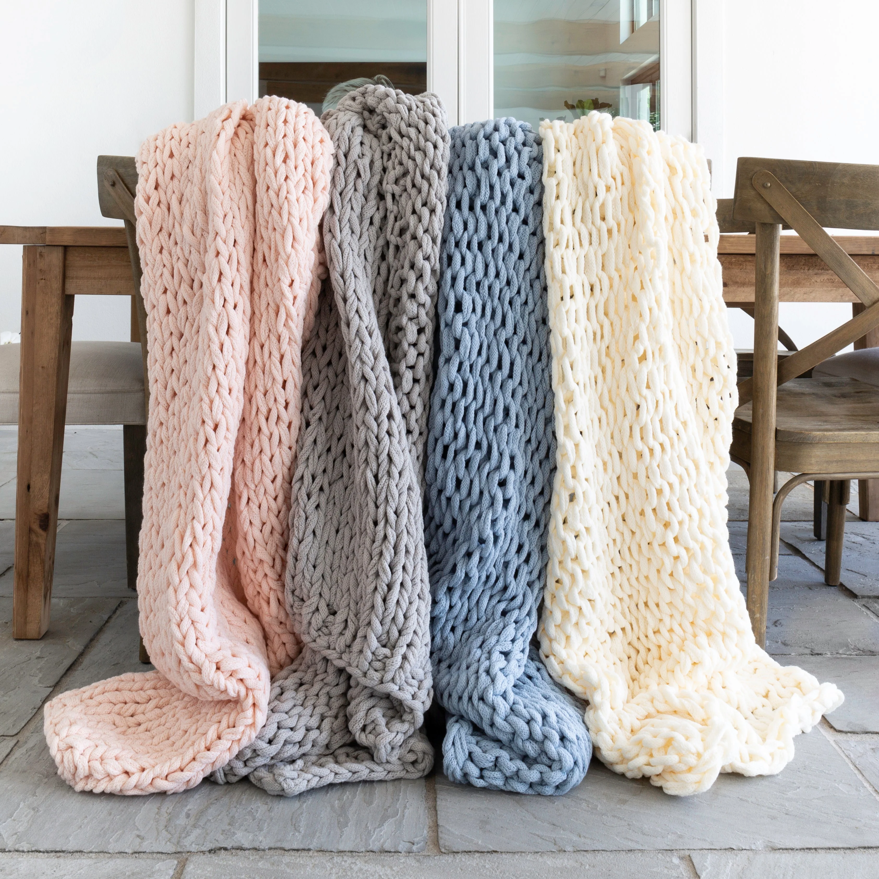 Sale - Oversized Chunky Knit Blanket - Image 42