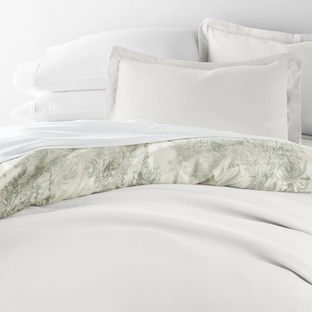 Paradise Toile Pattern 3-Piece Reversible Duvet Cover Set (Sale) - Image 10