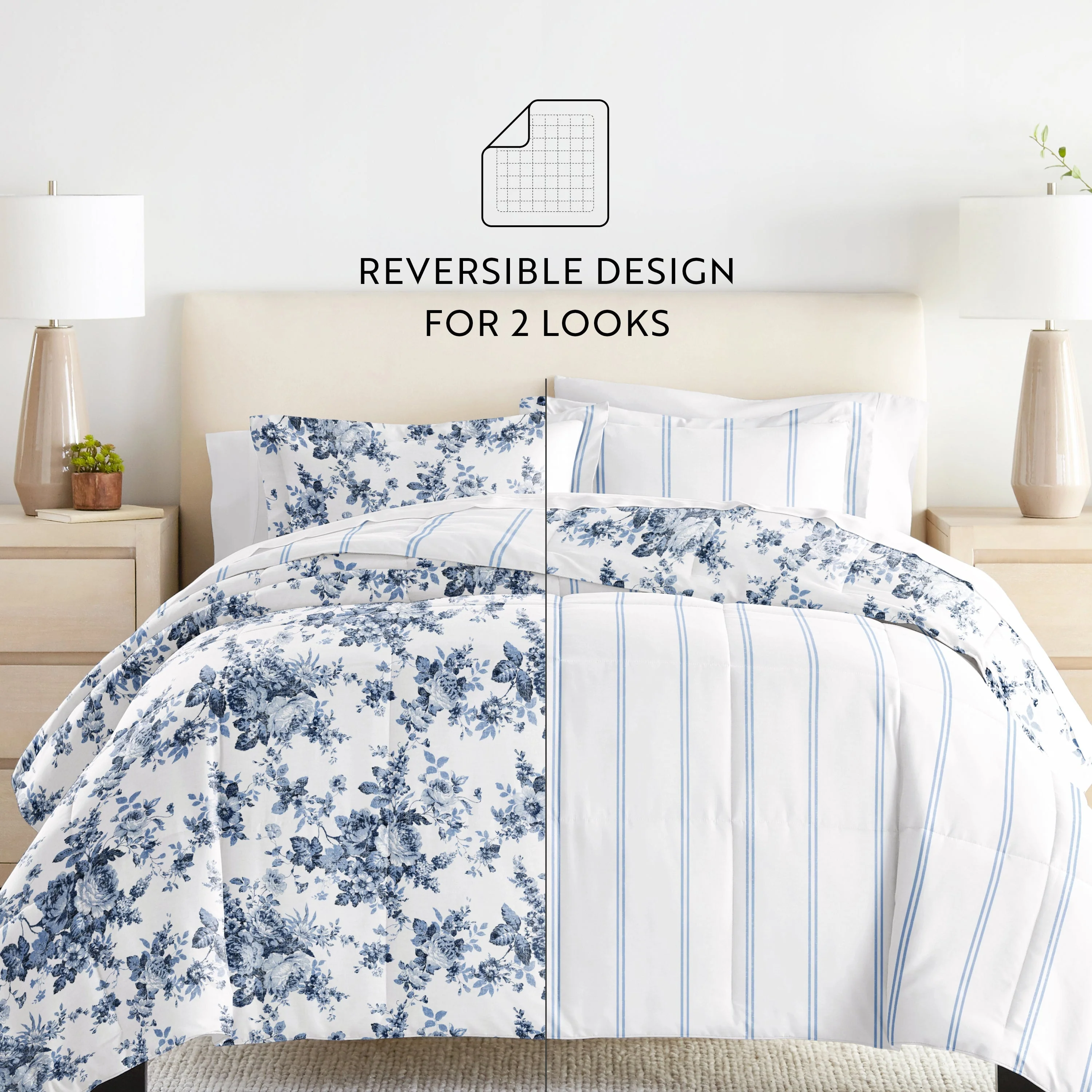 Sale - Patterned Down-Alternative Comforter Set - Image 180