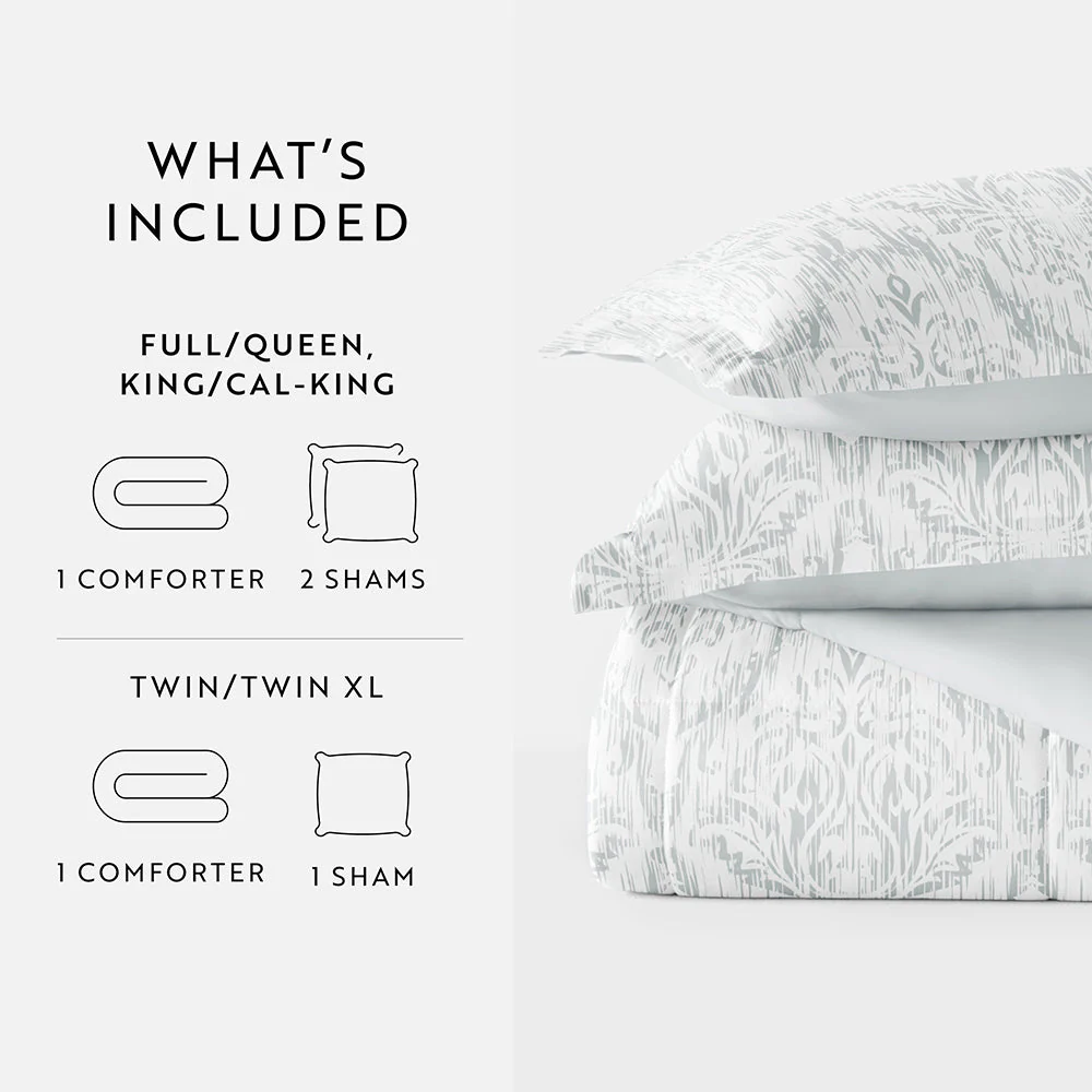 Sale - Patterned Down-Alternative Comforter Set - Image 221