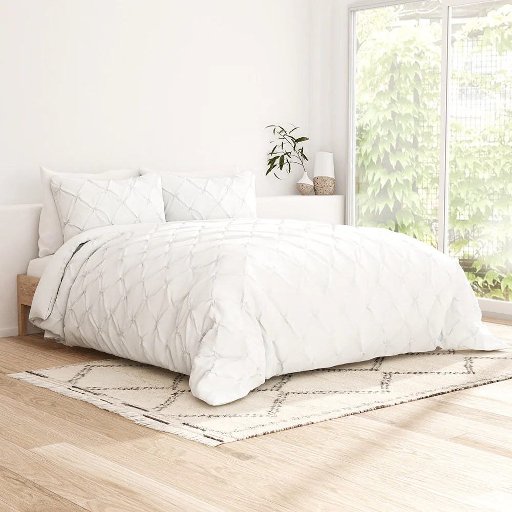 Pinch-Pleat 3-Piece Duvet Cover Set (Sale) - Image 12
