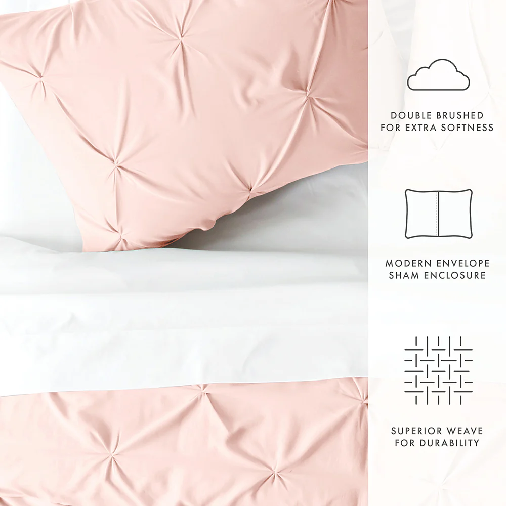 Pinch-Pleat 3-Piece Duvet Cover Set (Sale) - Image 15